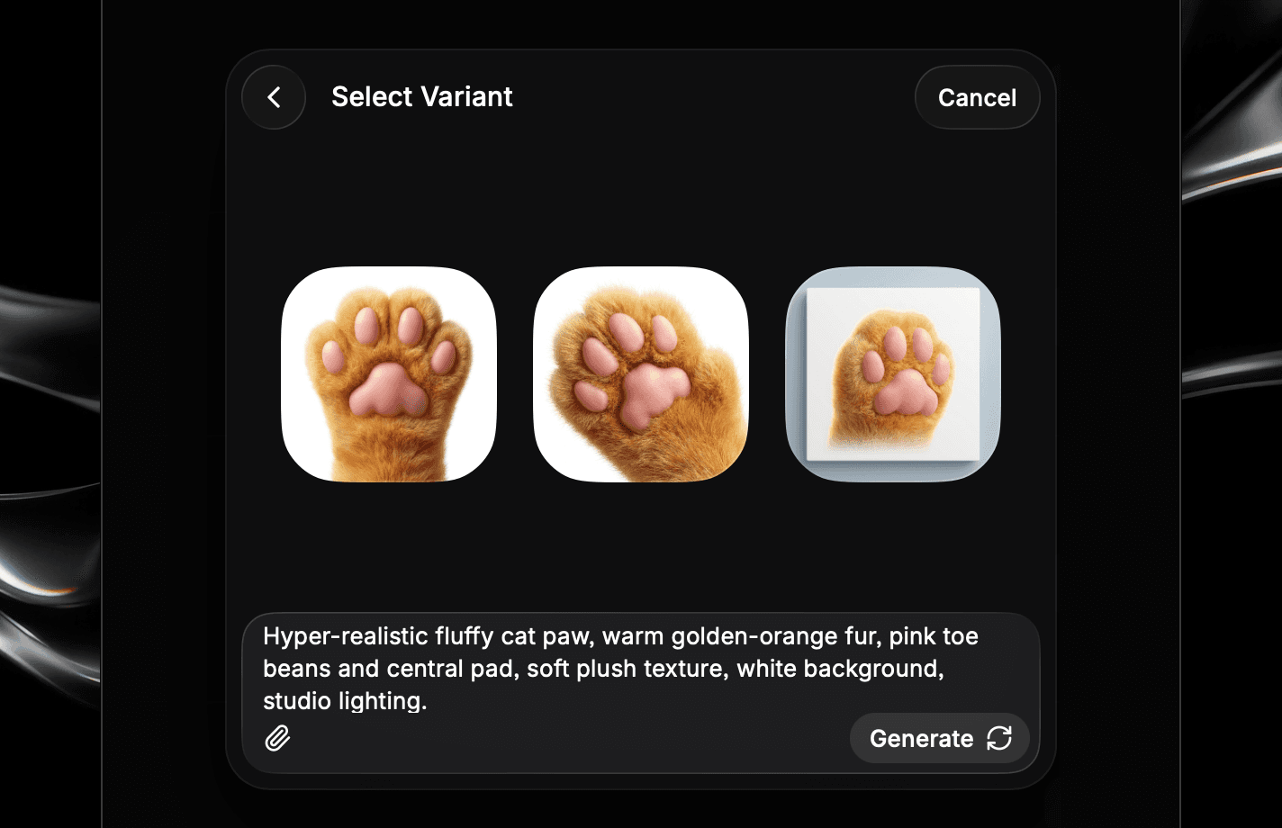 The icon generator in the Edit App Icon dialog