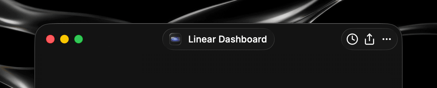 The version history toolbar in Glaze